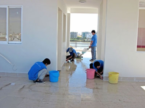 Dịch vụ vệ sinh trước và sau xây dựng