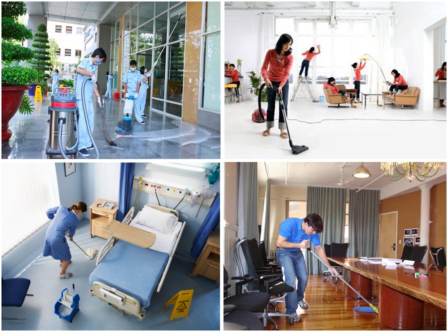 Dịch vụ vệ sinh văn phòng nhà ở