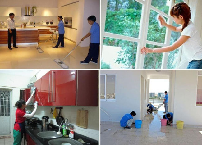 Dịch vụ vệ sinh theo giờ